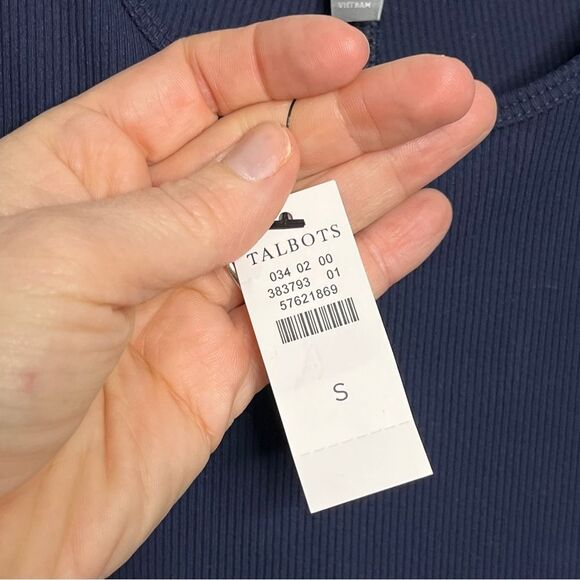 T by Talbots Contour Stretch Ribbed Tank S - Picture 4 of 7